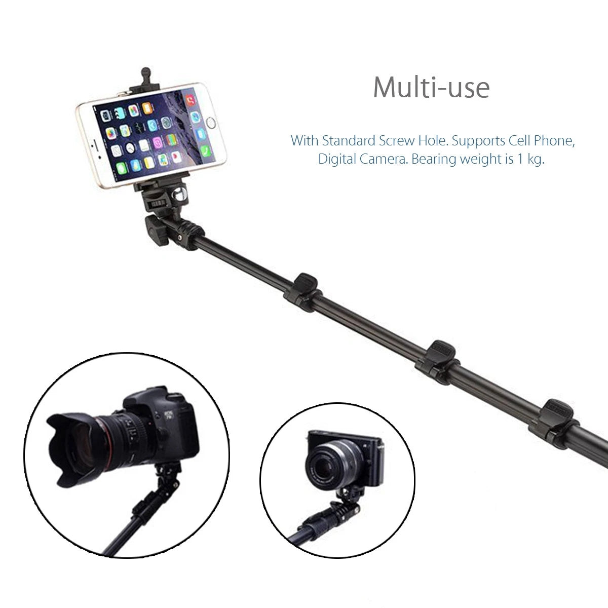 YunTeng 1288 Extendable bluetooth Remote Control  Selfie Stick Monopod for Phone Gopro Camera YunTeng 1288 Extendable bluetooth Remote Control  Selfie Stick Monopod for Phone Gopro Camera